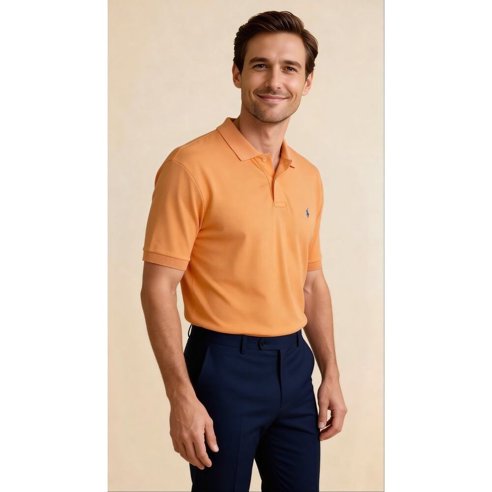 Polo by Ralph Lauren, short sleeve Peach/orange signature pony logo